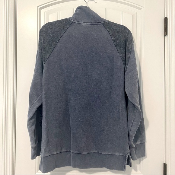 Victoria's Secret Pink Sweatshirt Quarter Zip Pullover Size S - Picture 2 of 8